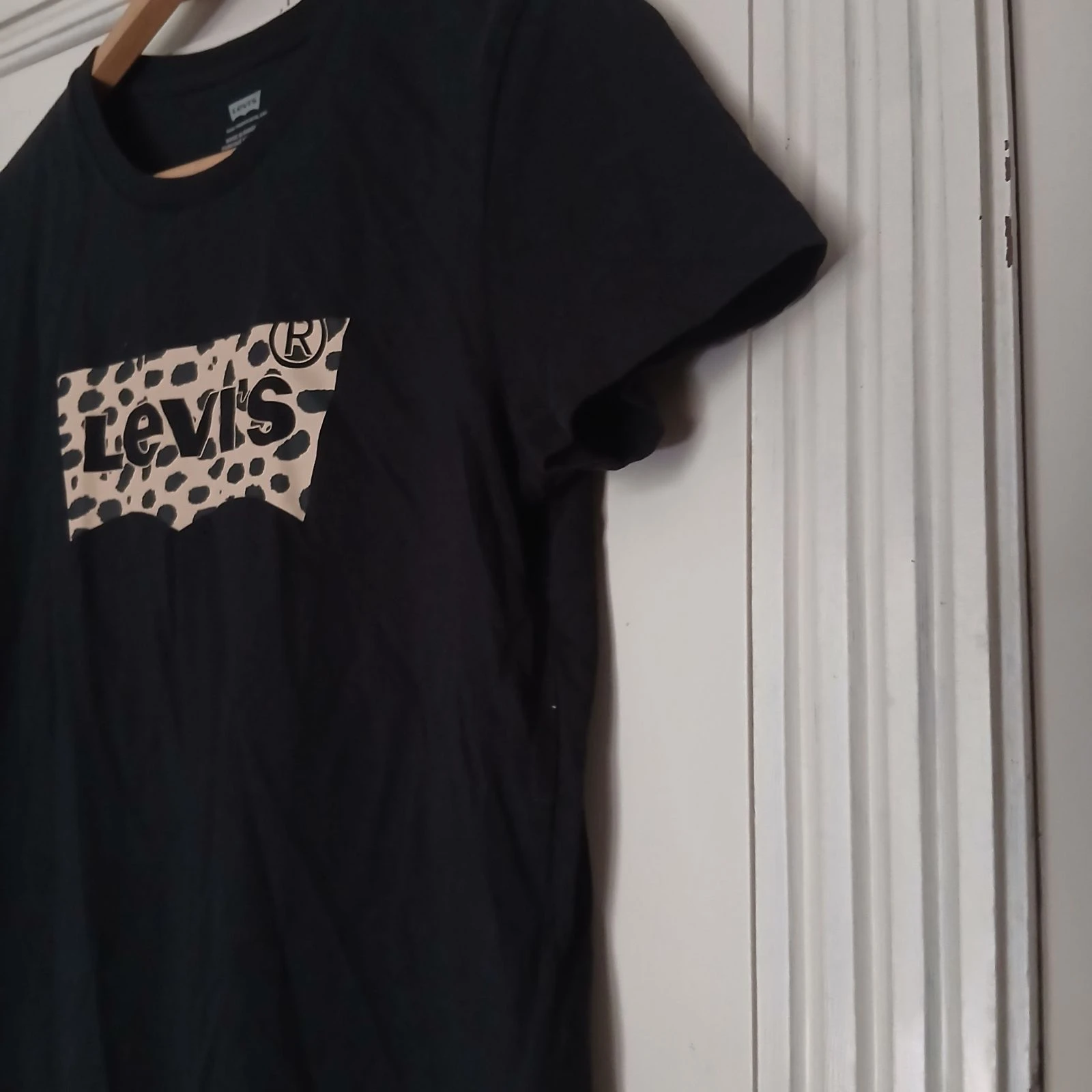 Camiseta negra Levi's - Logo de leopardo - Talla S – photo 7